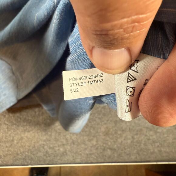 Travis Mathew Energy 1/4 Zip Golf Pullover Men's L Blue Long Sleeve Casual - Picture 8 of 10